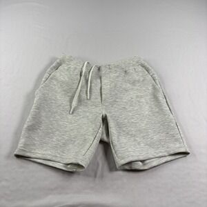 Lululemon Sweat Shorts Mens Small Gray Fleece Stretch Athleisure Gym Lounge